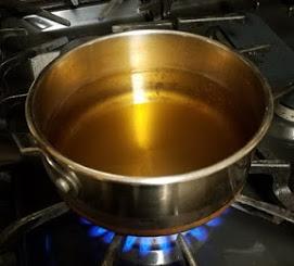 pot of dirty water on stovetop